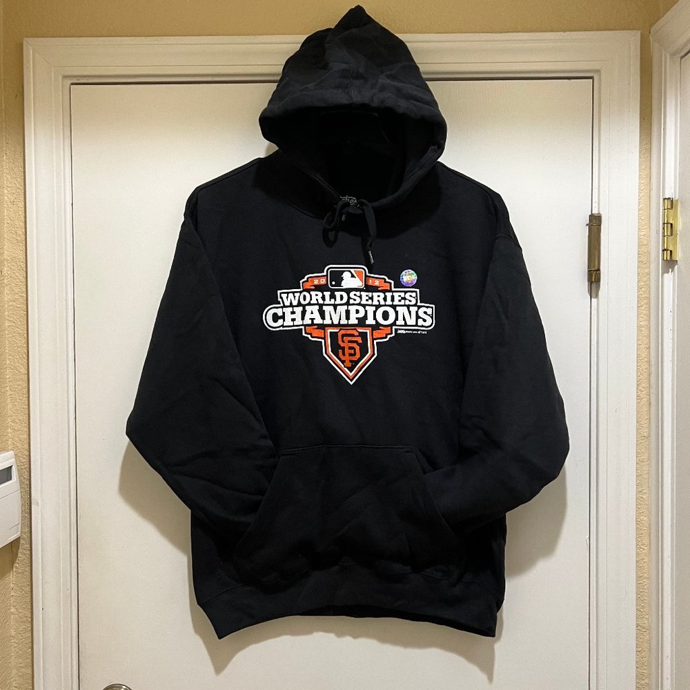 San Francisco GIANTS World Series 2012 Pullover Hoodie By Stitches Official &NEW